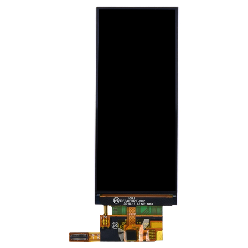 All View Angle 3.46 Inch 340x800 MIPI TFT Touch Screen