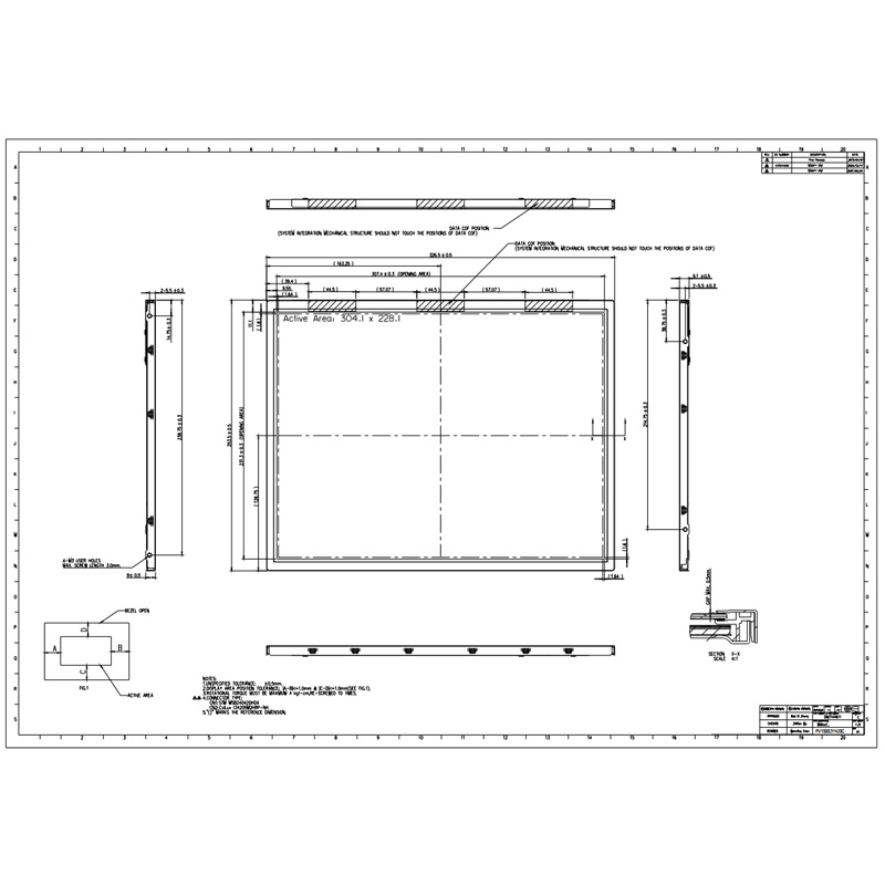 15-PV15002YH20C Mechanical Drawing